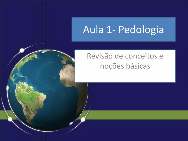 aula 1 pedologia