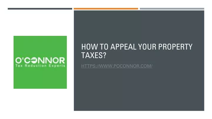 how to appeal your property taxes