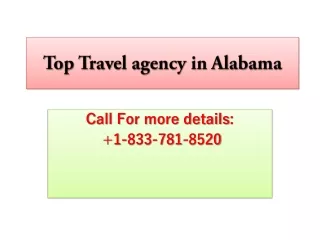 Top Travel agency in Alabama