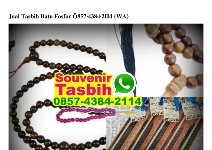 jual tasbih batu fosfor 857 4384 2ii4 wa