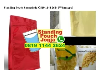 Standing Pouch Samarinda O819–1144–2624[wa]