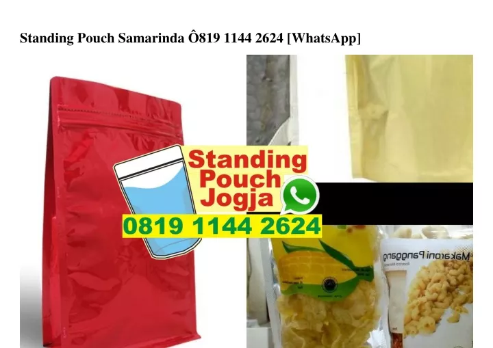 standing pouch samarinda 819 1144 2624 whatsapp