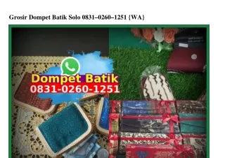 Grosir Dompet Batik Solo 0831•0260•1251[wa]