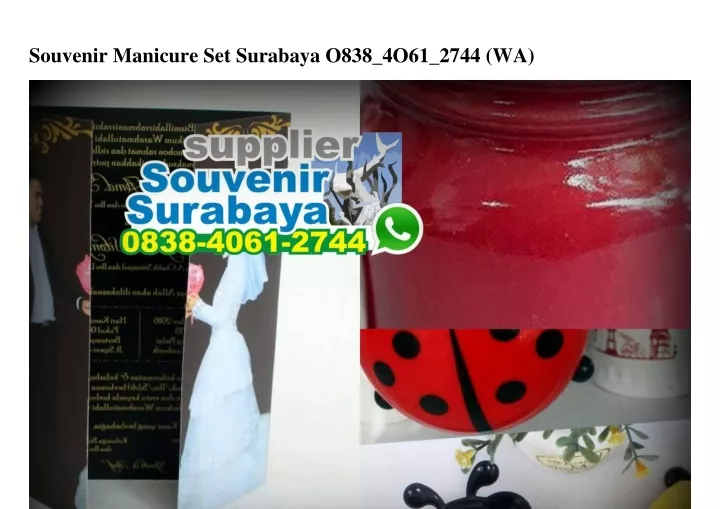 souvenir manicure set surabaya o838 4o61 2744 wa