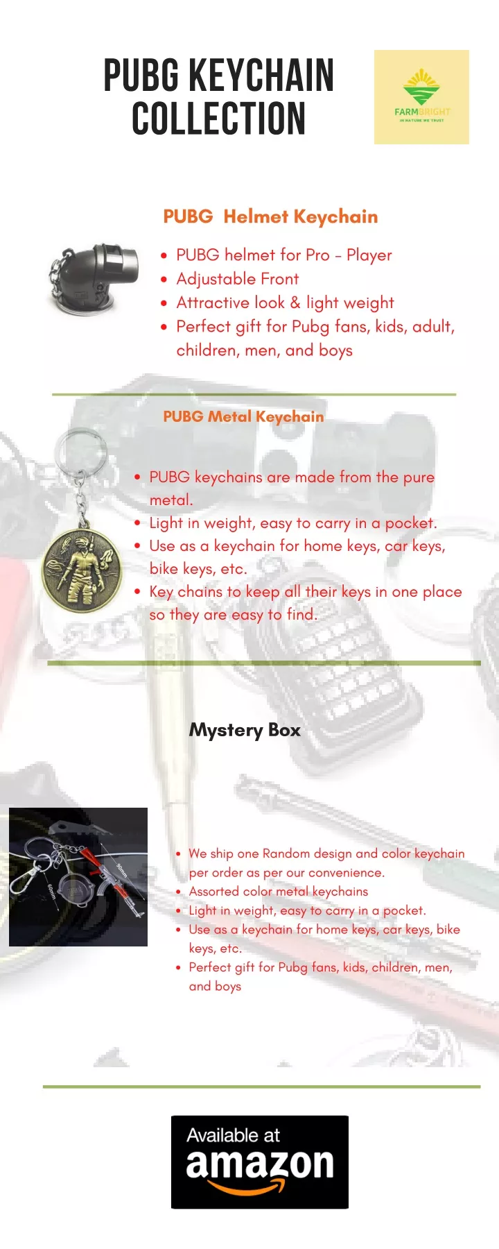 pubg keychain collection