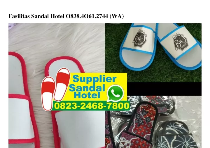 fasilitas sandal hotel o838 4o61 2744 wa
