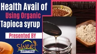 Sweeteners Product Needed in a Natural Way