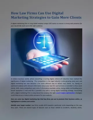 how law firms can use digital marketing