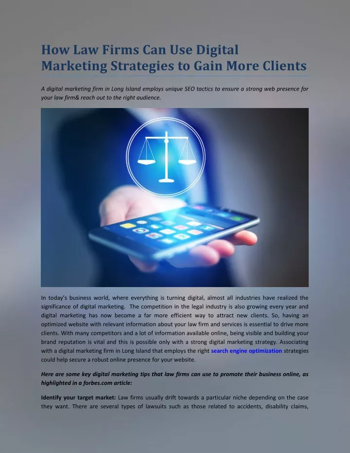 how law firms can use digital marketing