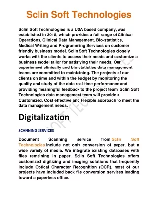Sclin Soft Technologies-sclintech