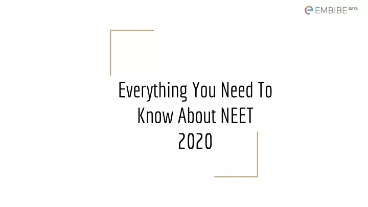 everything you need to know about neet 2020