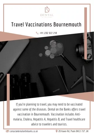 Travel Vaccinations Bournemouth