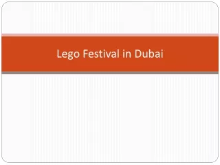lego festival in dubai