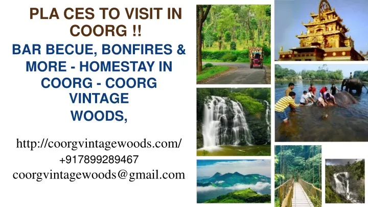 pla ces to visit in coorg