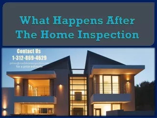 What Happens After The Home Inspection