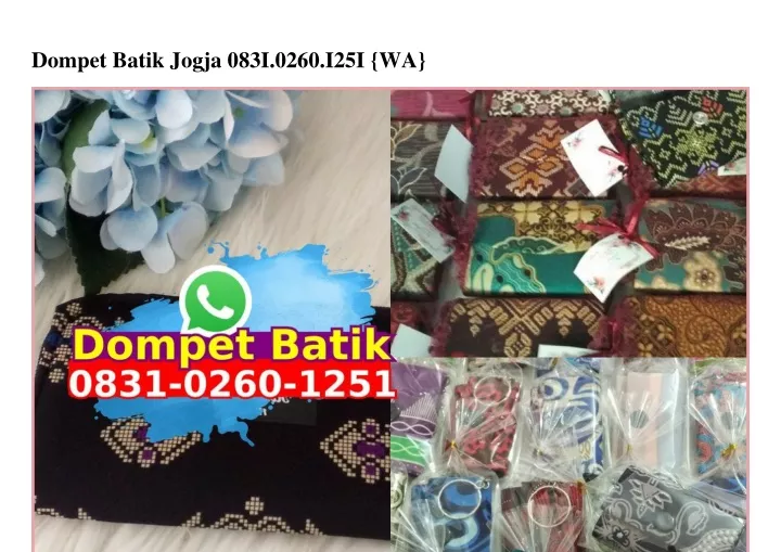 dompet batik jogja 083i 0260 i25i wa