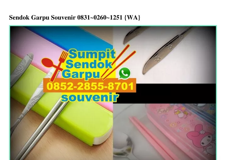 sendok garpu souvenir 0831 0260 1251 wa