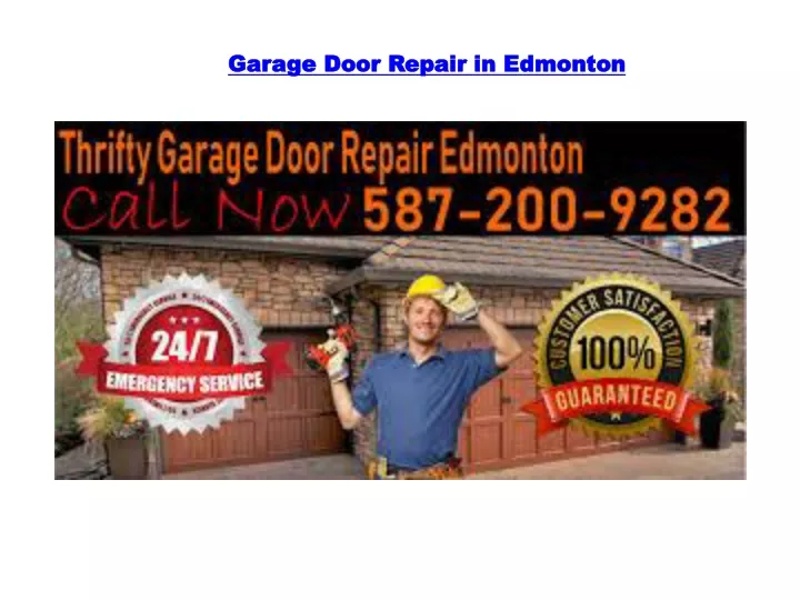 garage door repair in edmonton