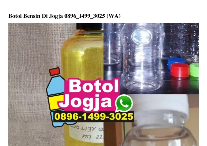 botol bensin di jogja 0896 i499 3025 wa