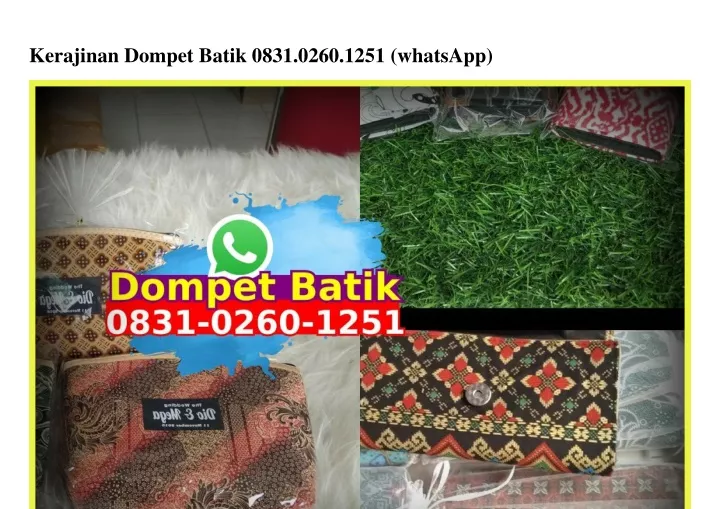 kerajinan dompet batik 0831 0260 1251 whatsapp