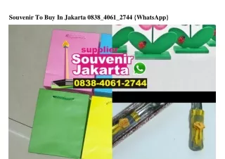 Souvenir To Buy In Jakarta 0838·4061·2744[wa]