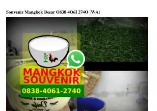 Souvenir Mangkok Besar O838•4O61•274O[wa]