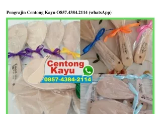 Pengrajin Centong Kayu Ö857 4384 2114[wa]