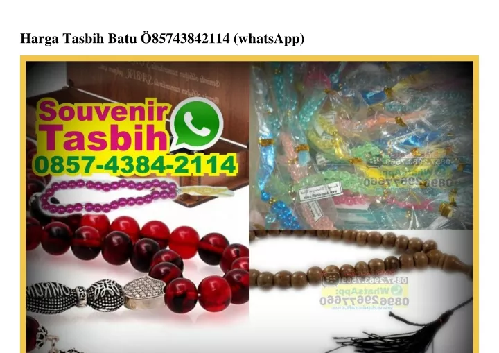 harga tasbih batu 85743842114 whatsapp