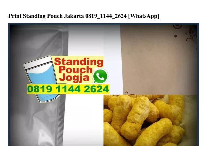 print standing pouch jakarta 0819 1144 2624