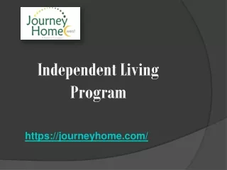 Independent Living Program - Journey Home West