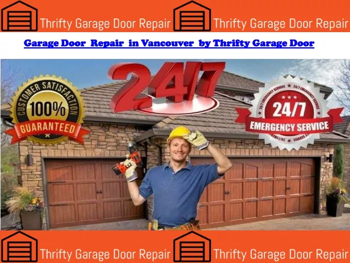 garage door repair in vancouver by thrifty garage