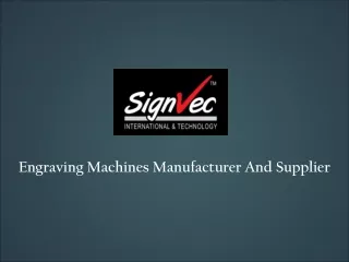 engraving machines manufacturer and supplier