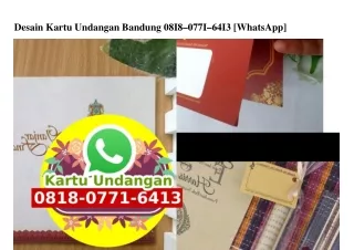 Desain Kartu Undangan Bandung Ö818.Ö771.6413[wa]