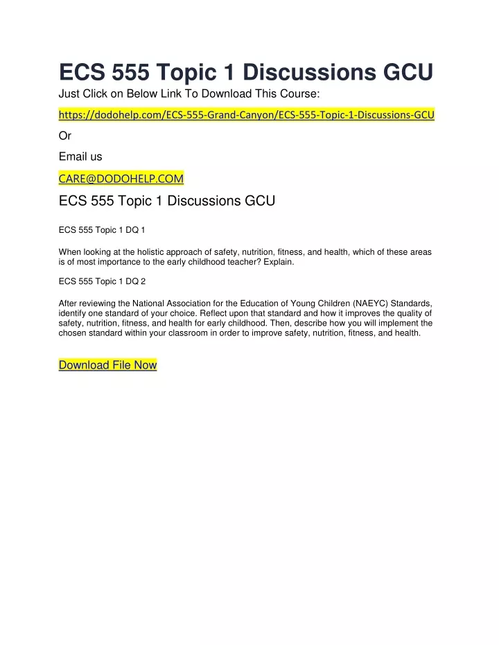 ecs 555 topic 1 discussions gcu just click