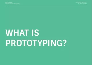 What is Prototyping?
