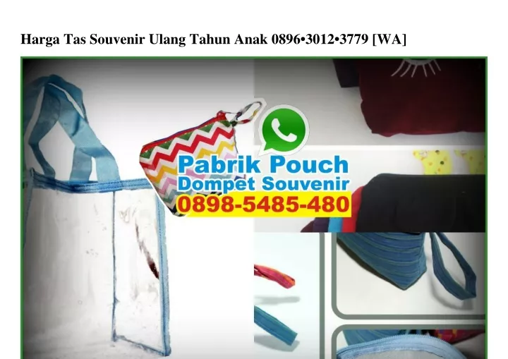 harga tas souvenir ulang tahun anak 0896 3012