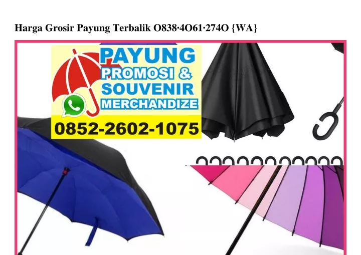 harga grosir payung terbalik o838 4o61 274o wa