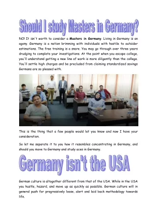 Should I Study Masters in Germany | Lgk-kuwait.com