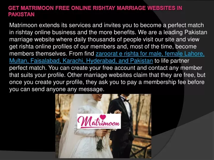 get matrimoon free online rishtay marriage websites in pakistan