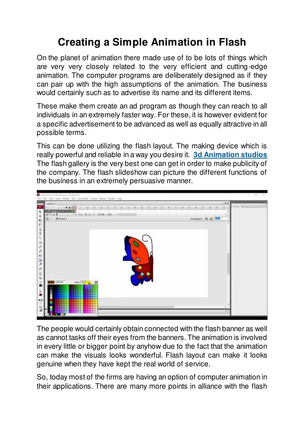 PPT - Creating a Simple Animation in Flash PowerPoint Presentation ...
