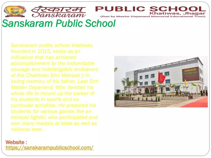 sanskaram sanskaram public school public school