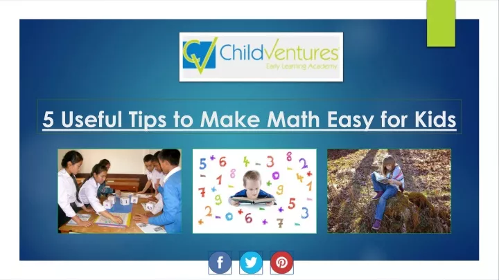 5 useful tips to make math easy for kids