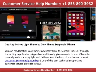 How to Switch Light Theme to Dark Theme in iPhone - Call 1-855-890-3932