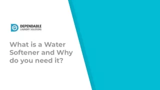 What is a Water Softener and Why do you need it?