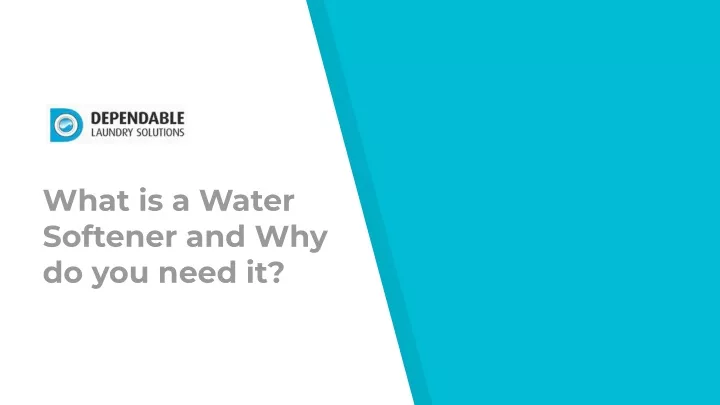 what is a water softener and why do you need it