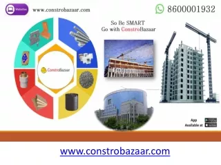 Construction Materials Online at ConstroBazaar