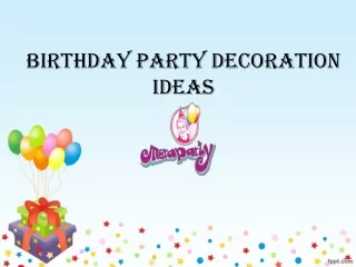 Best birthday party decorations in Hyderabad
