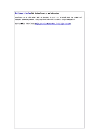 best paypal in ios app sdk authorize net paypal