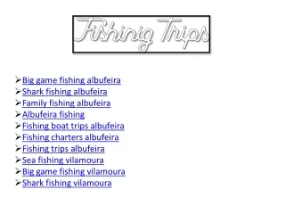 big game fishing albufeira shark fishing