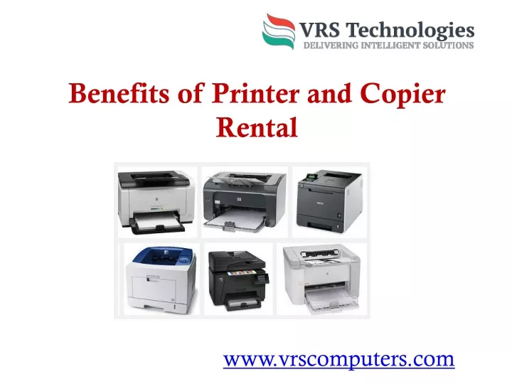 benefits of printer and copier rental